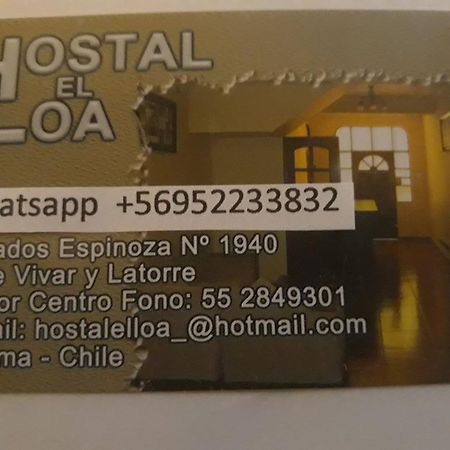 Hostal El Loa Calama Exterior foto